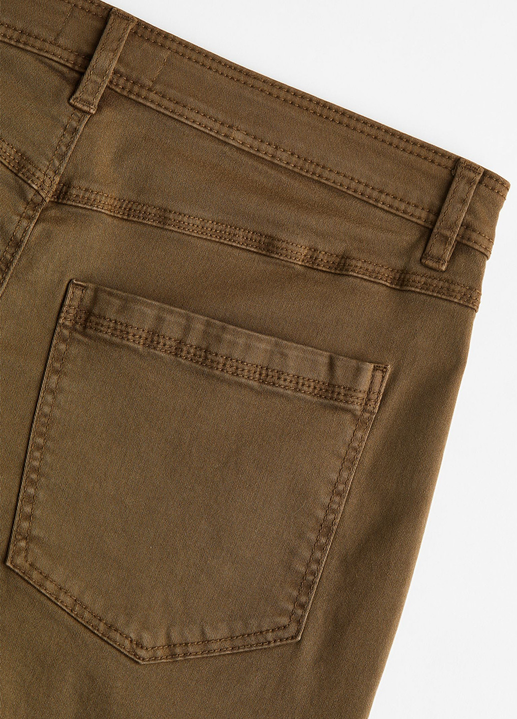 Коричневые кэжуал демисезонные карго брюки H&M
