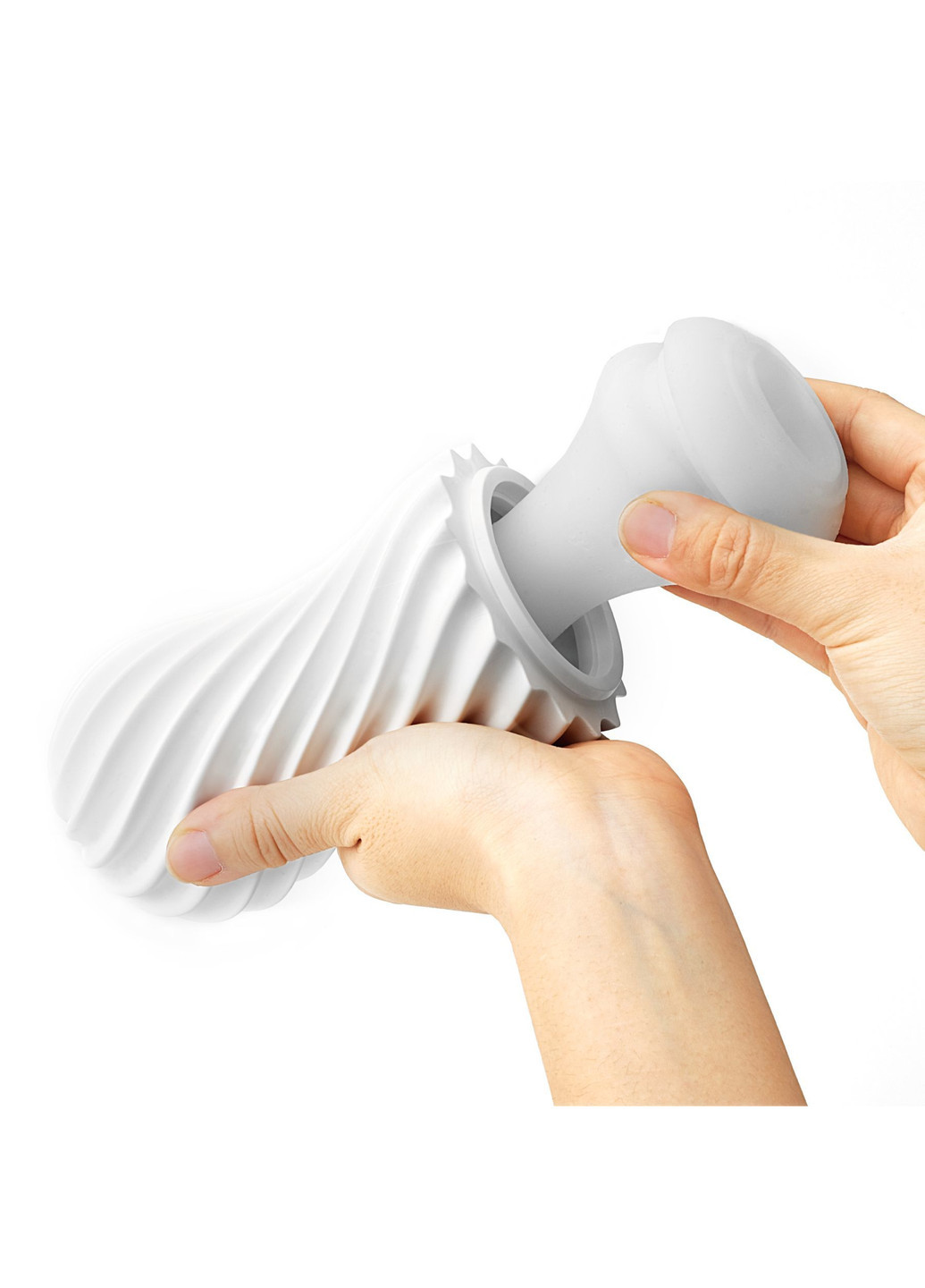 Мастурбатор FLEX Rocky Black зі змінною інтенсивністю Tenga (252022314)