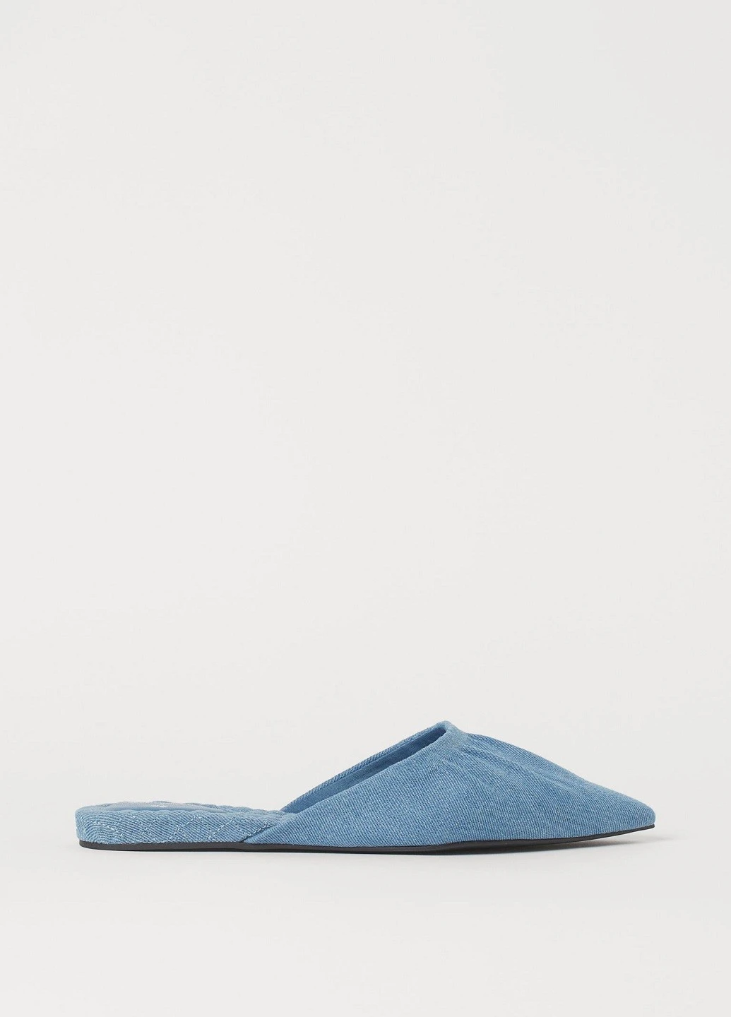 Голубые мюли H&M