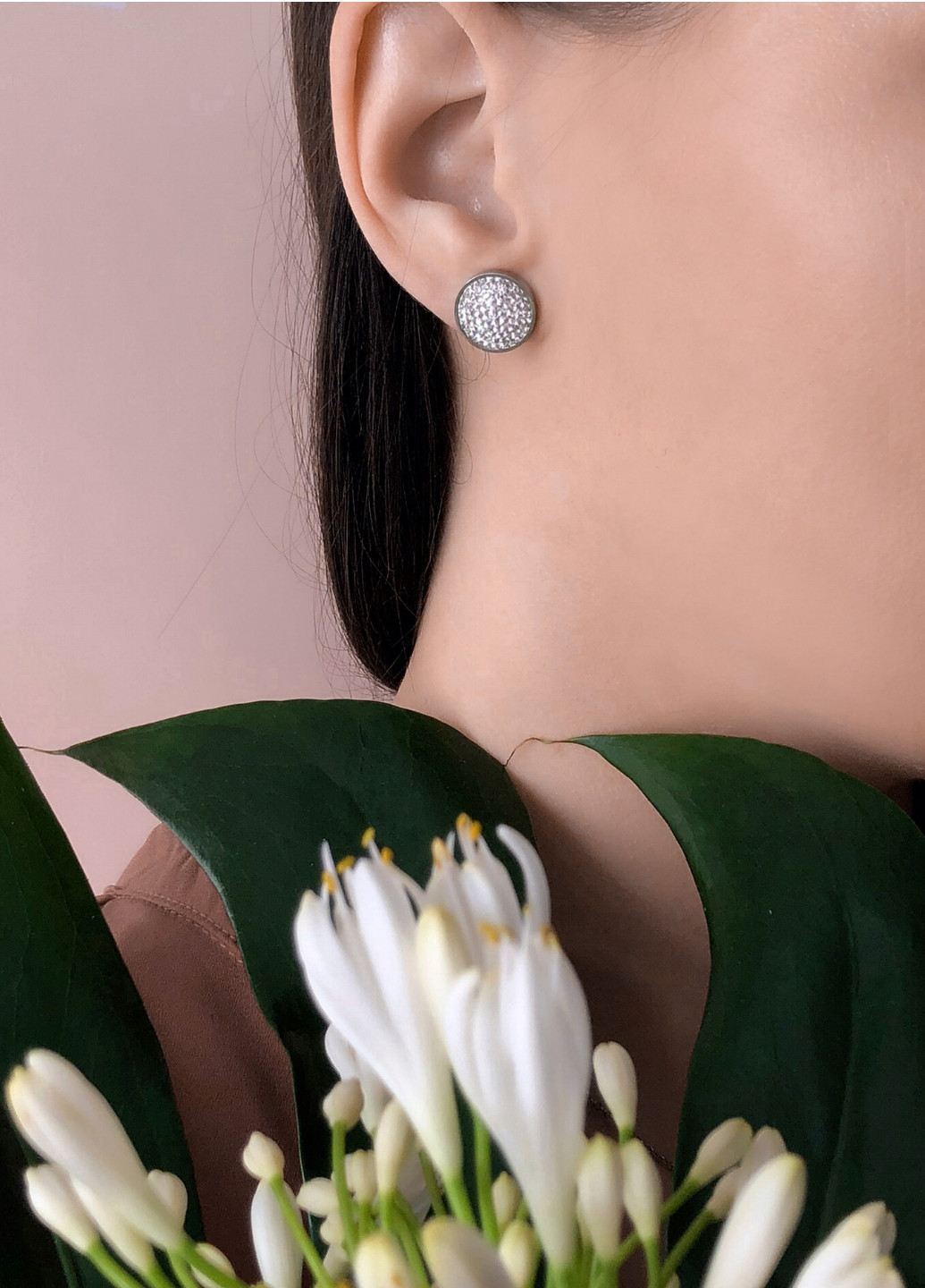 Cережки-пусети з колекції Кристали Sincera (210471236)