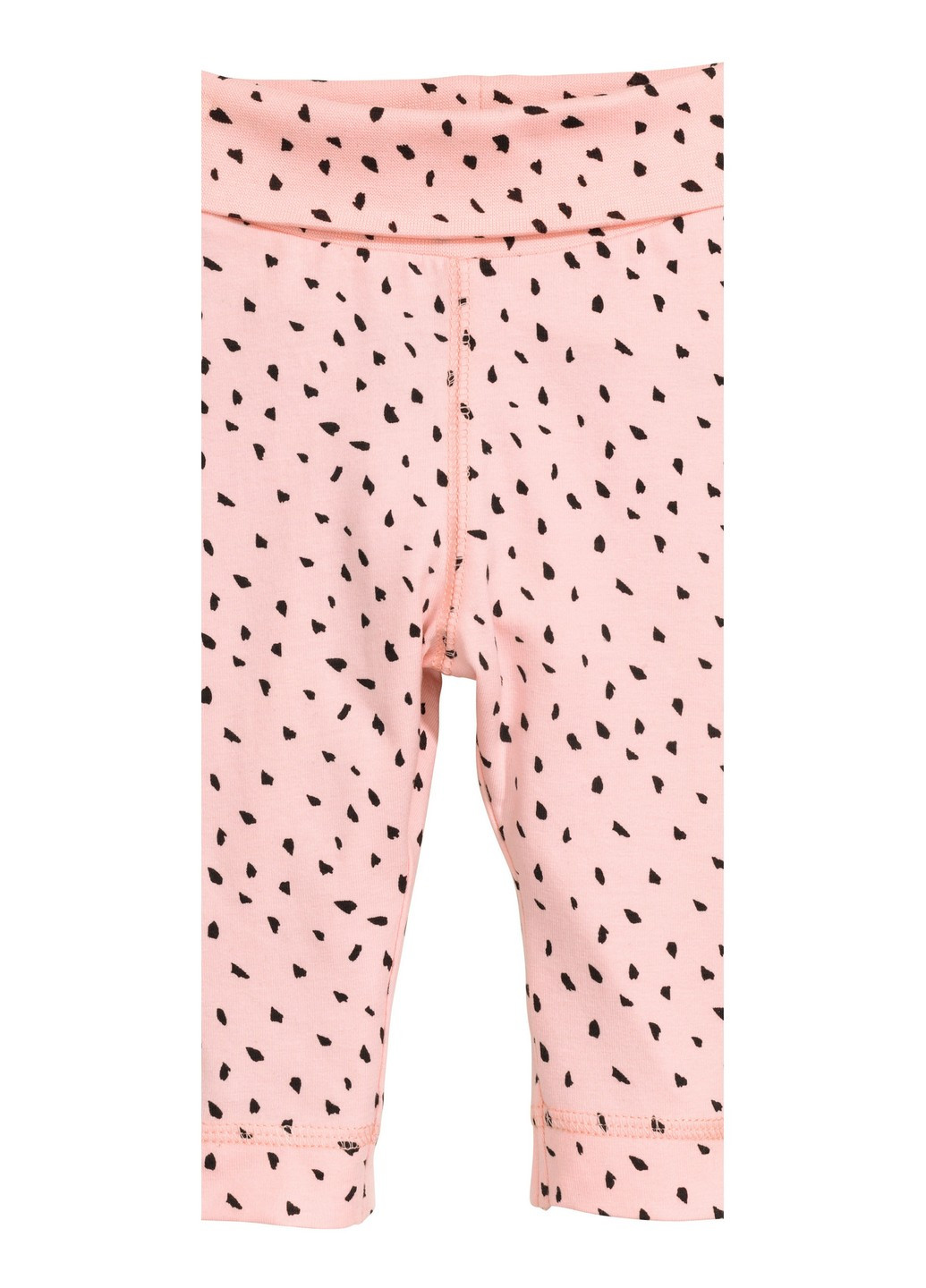 Розовые кэжуал демисезонные брюки H&M