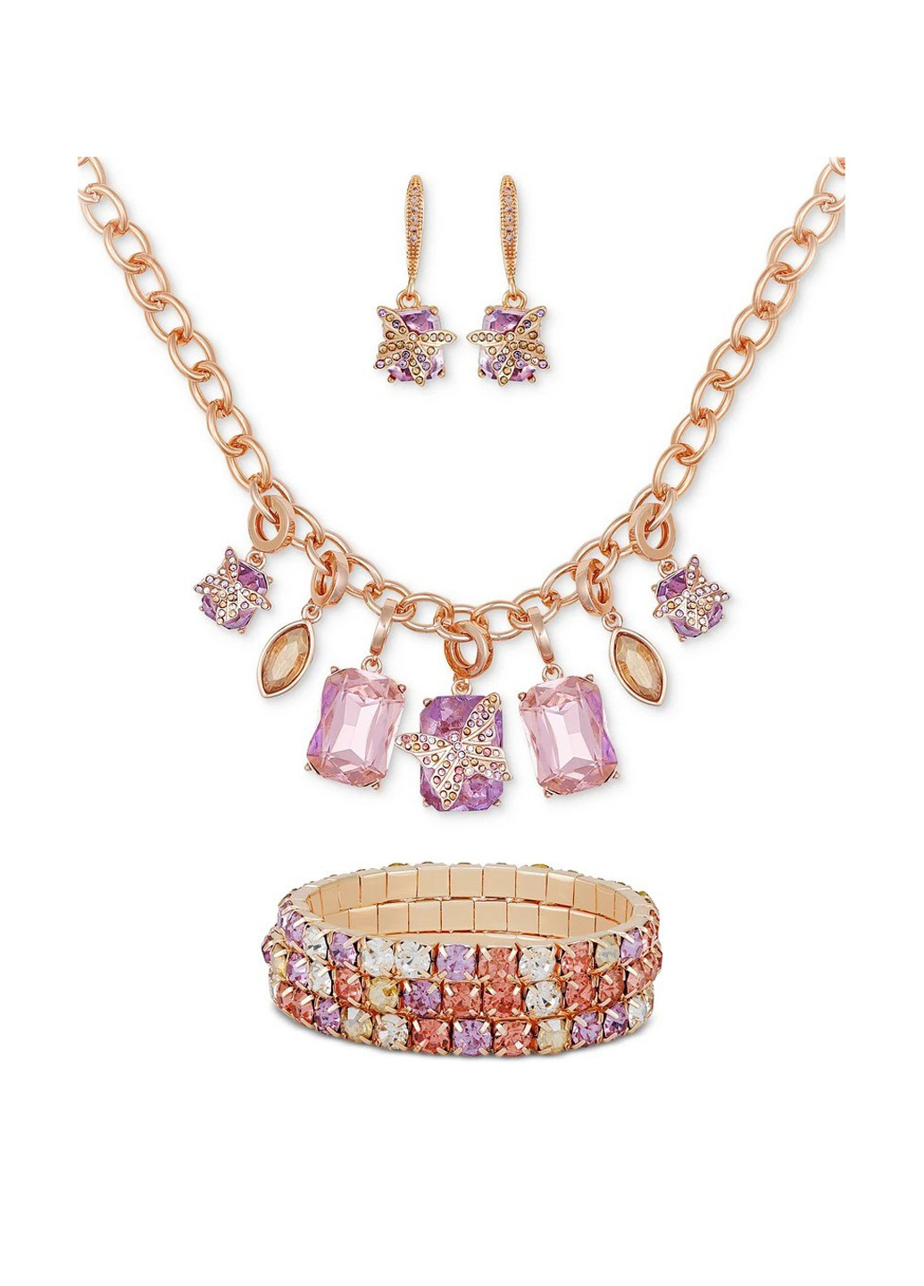 Комплект украшений (ожерелье, браслет, серьги) Guess (337172114)