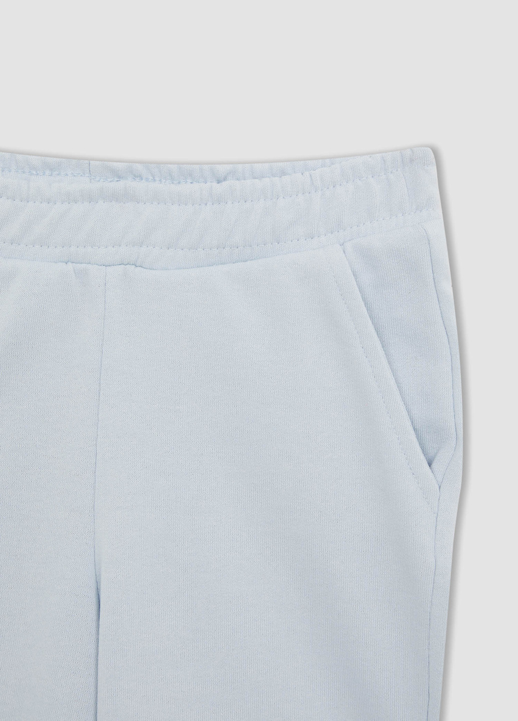 Светло-голубые кэжуал демисезонные джоггеры брюки DeFacto