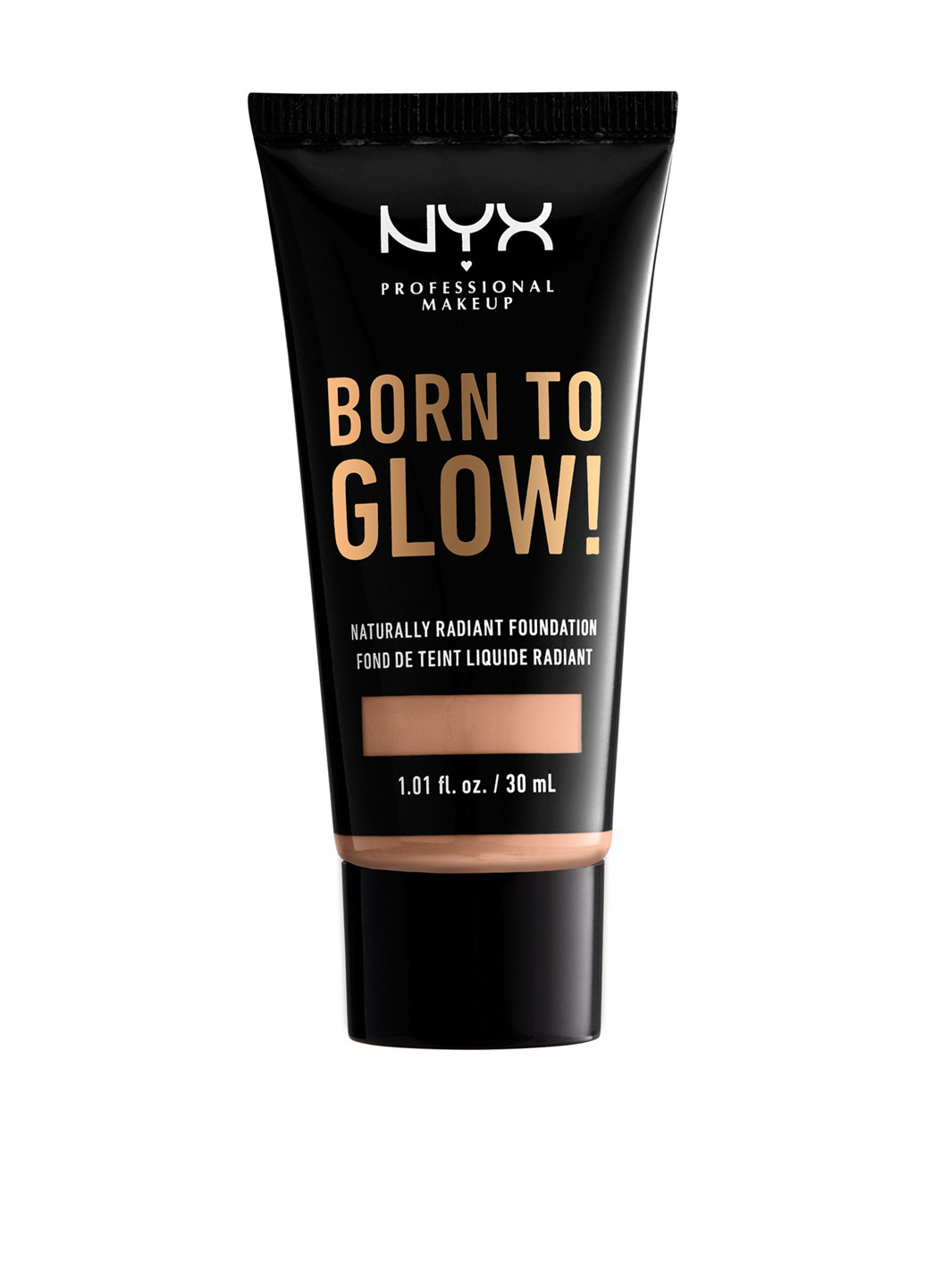 Тональная основа Born to Glow! Foundation №10.5 Medium Buff, 30 мл NYX Professional Makeup (202410659)