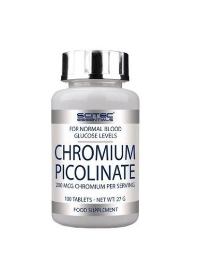 Хром пиколинат Chromium Picolinate 100 caps Scitec Nutrition (254461178)