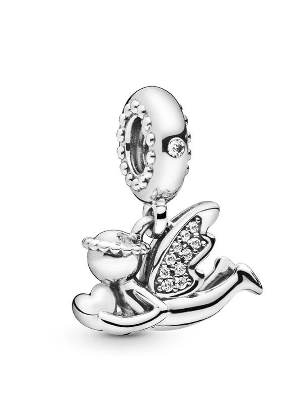 Серебряный шарм для браслетов Пандора "Ангел любви" 798484C01 No Brand (252433638)