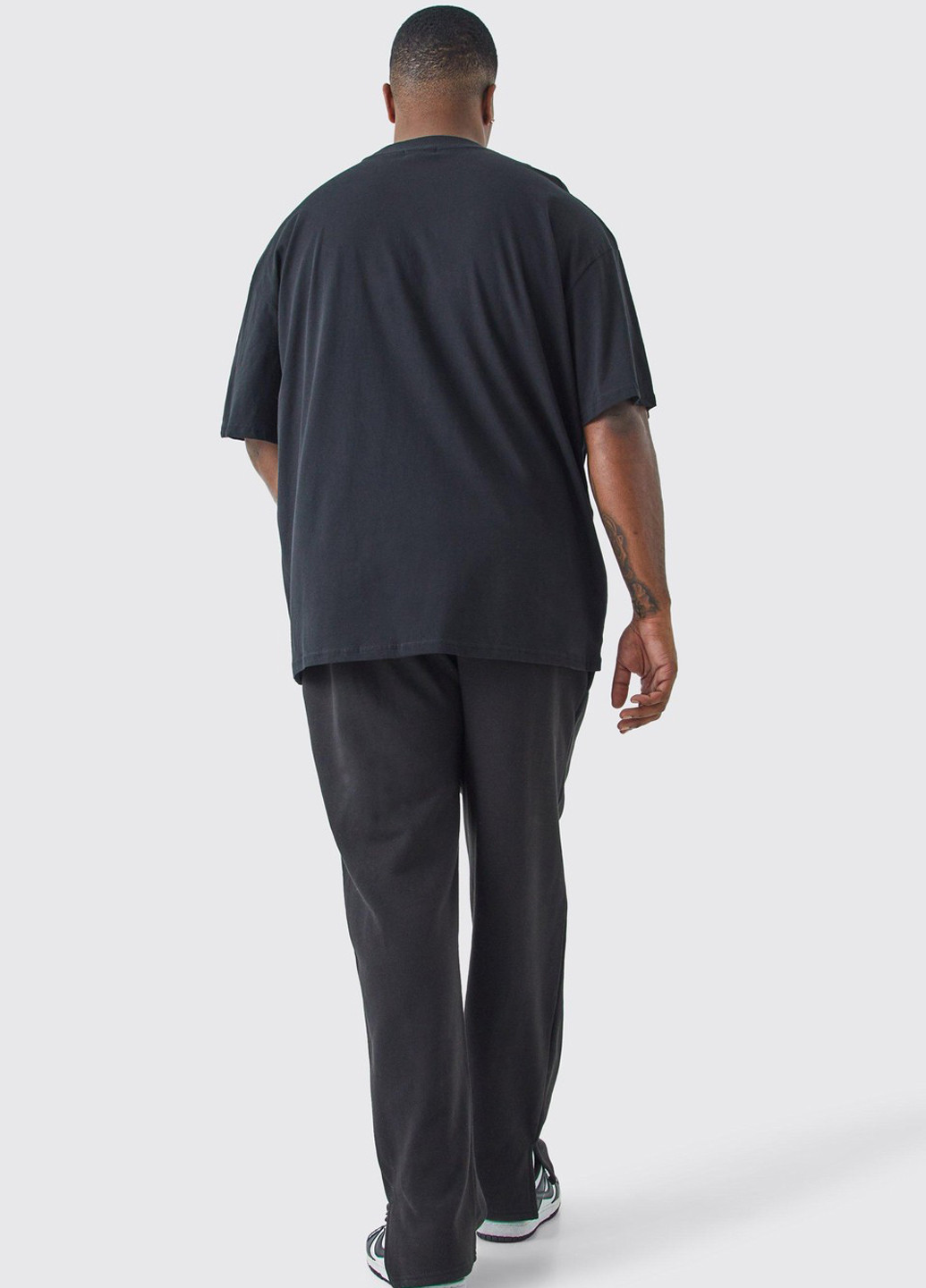 Черные спортивные демисезонные зауженные брюки Boohoo