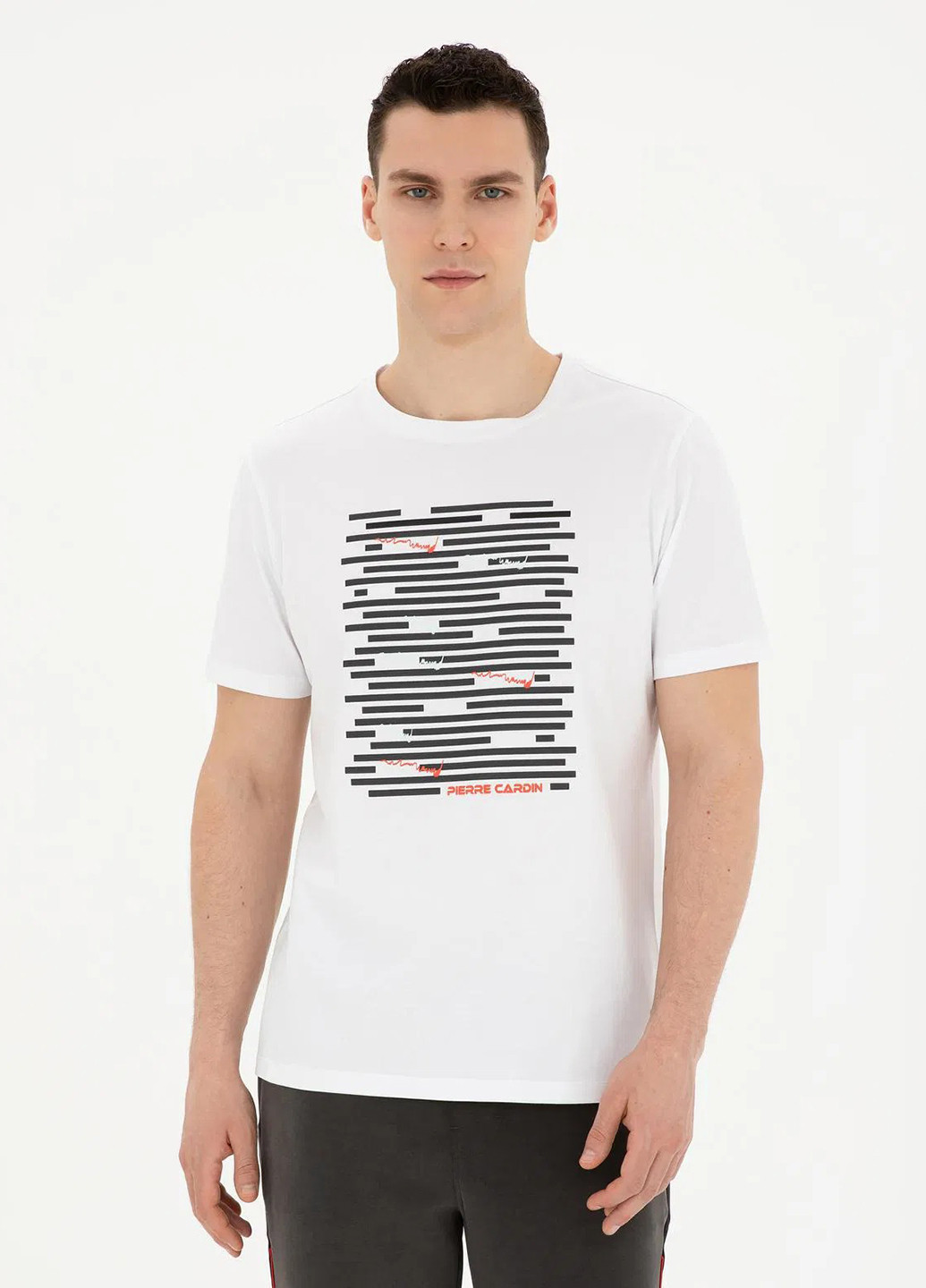 Біла футболка Pierre Cardin