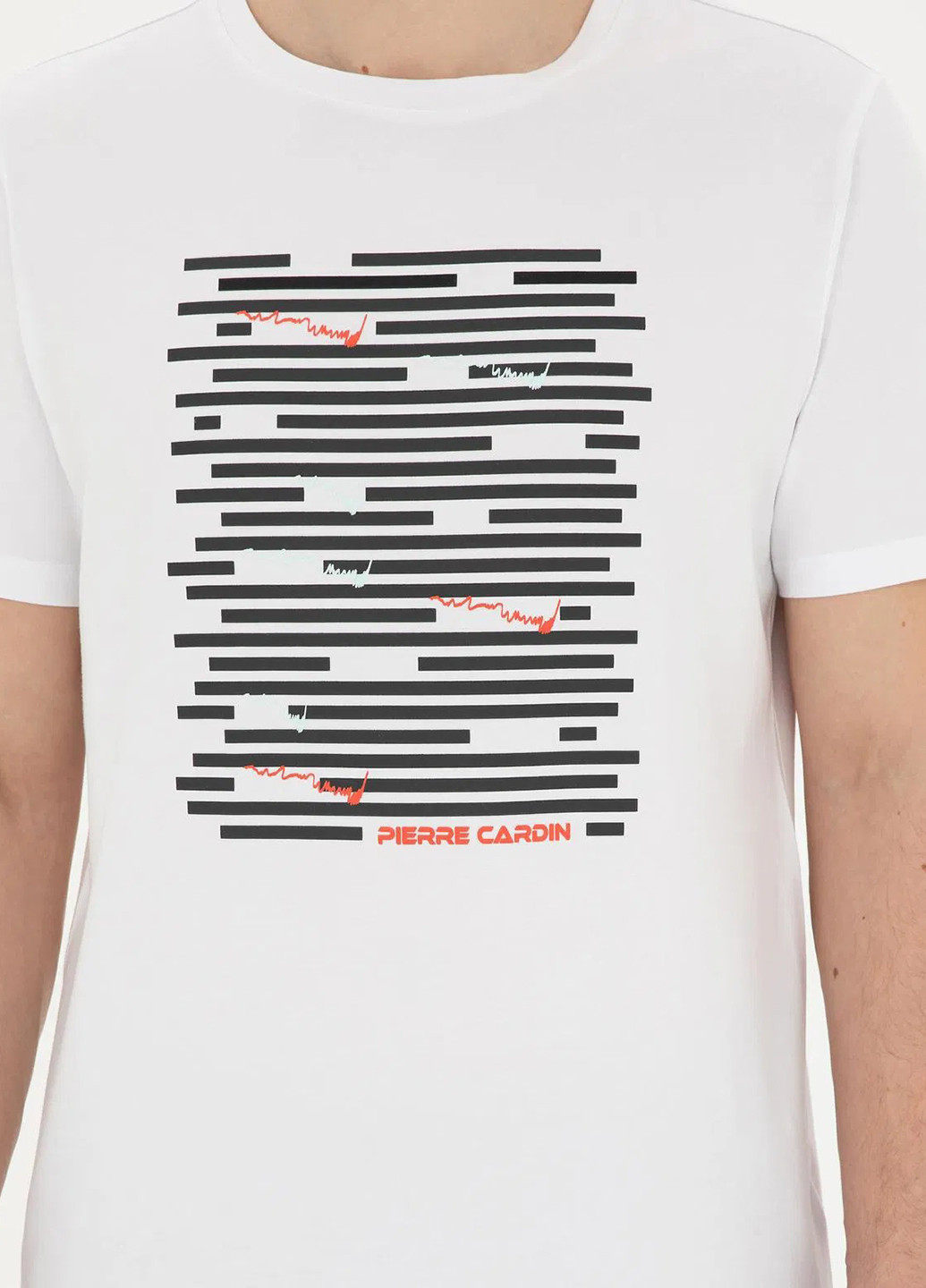 Біла футболка Pierre Cardin