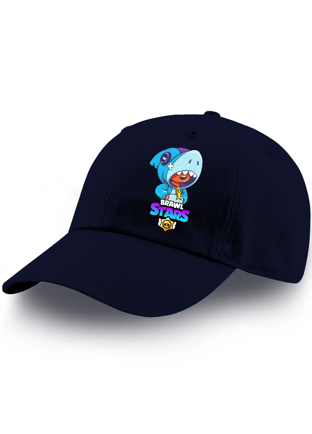 Кепка Леон Акула Бравл Старс (Leon Shark Brawl Stars) (9273-1016) MobiPrint (216961183)