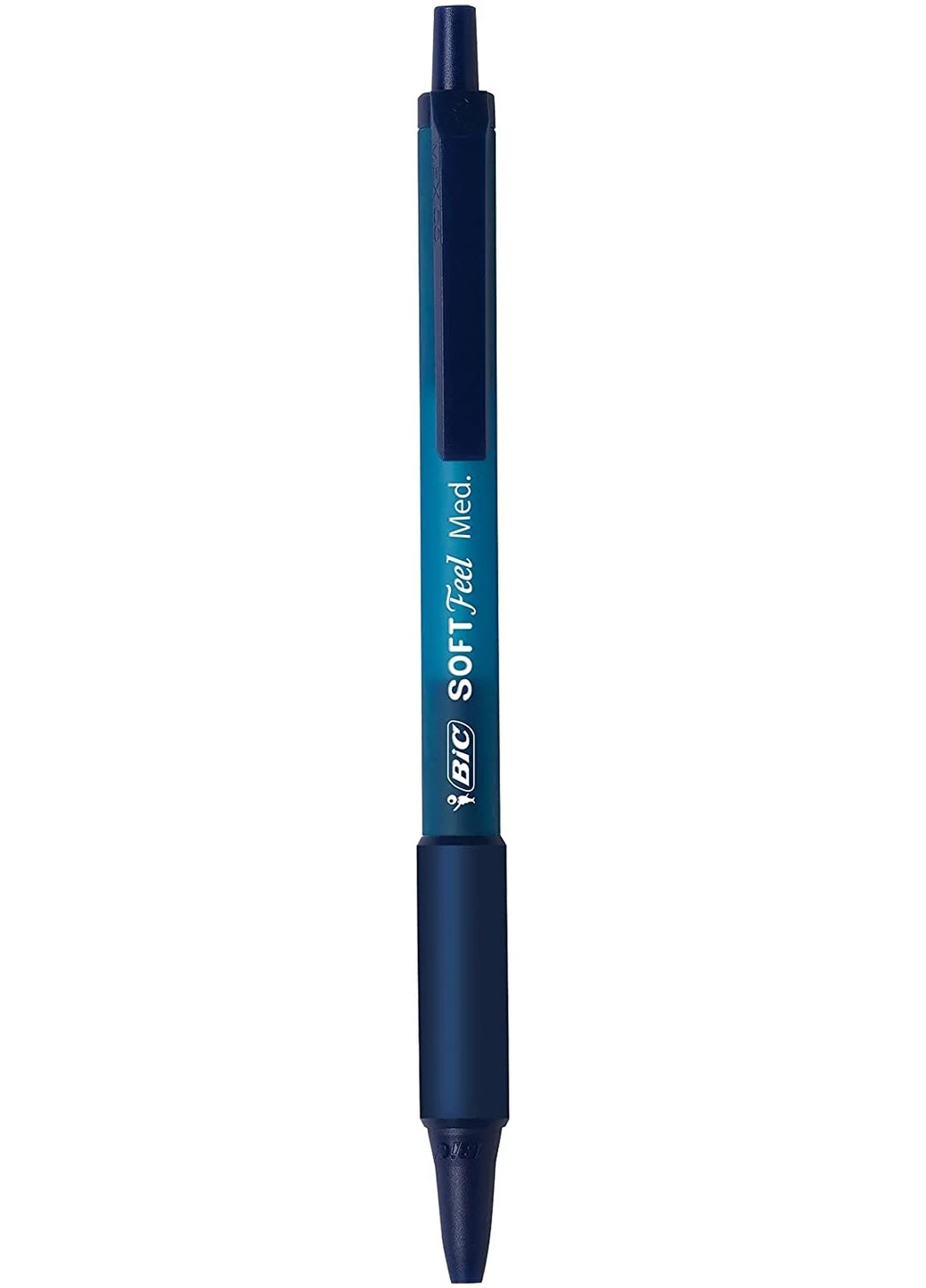 Набор шариковых ручек 12 шт автоматических Soft Feel, 1 мм. Синий (BICSCSF11BE) Bic (255254278)