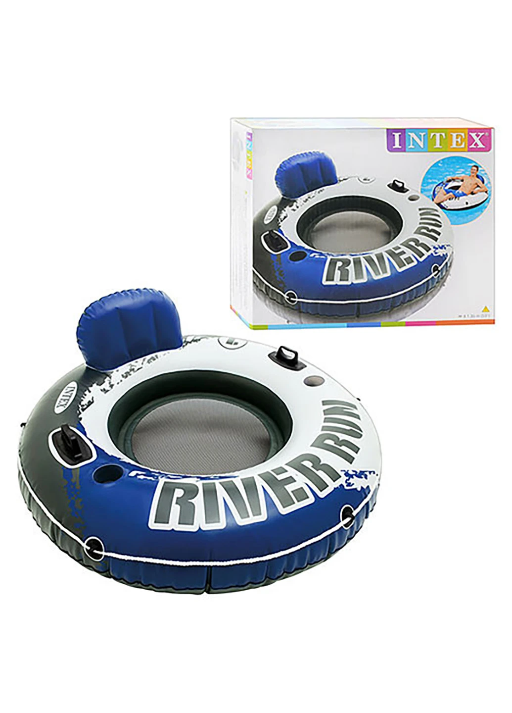Надувний круг 243х157 см Intex (219905329)
