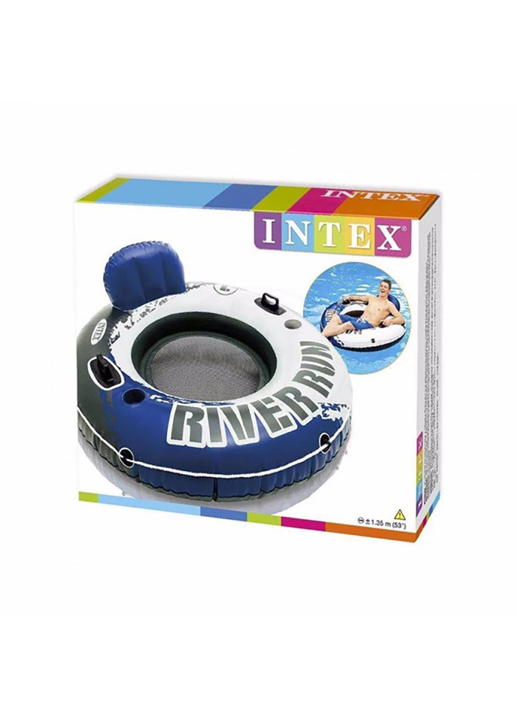 Надувний круг 243х157 см Intex (219905329)