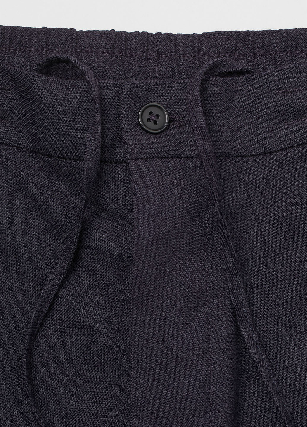 Темно-синие кэжуал демисезонные карго брюки H&M