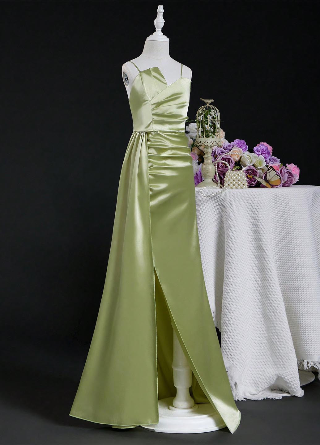 Світло-зелена сукня SHEIN (346914781)