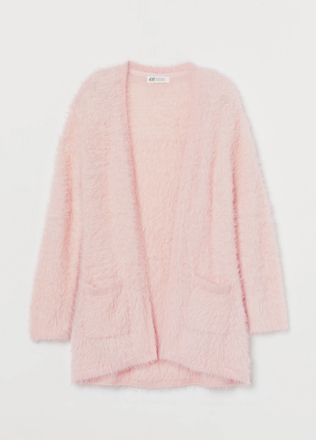 Розовый демисезонный кардиган H&M