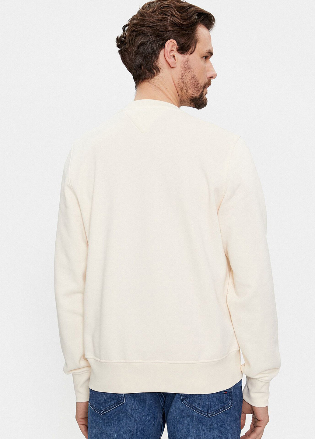 Світло-бежевий світшот Tommy Hilfiger однотонний вишивка (306682177)