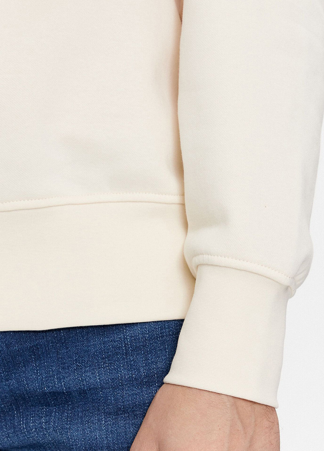 Світло-бежевий світшот Tommy Hilfiger однотонний вишивка (306682177)