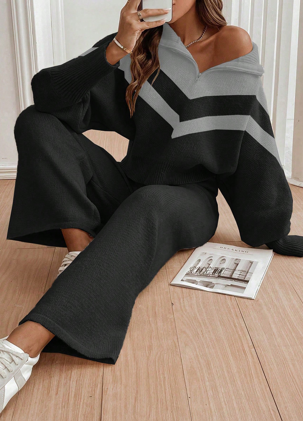 Костюм (свитер, брюки) SHEIN (333529913)