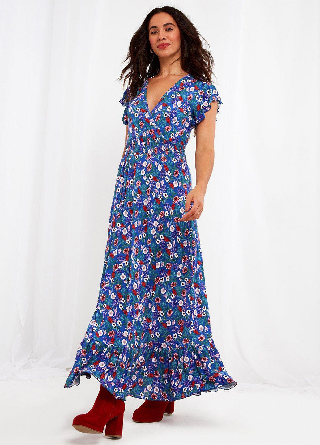 Синя кежуал сукня Joe Browns з квітковим принтом