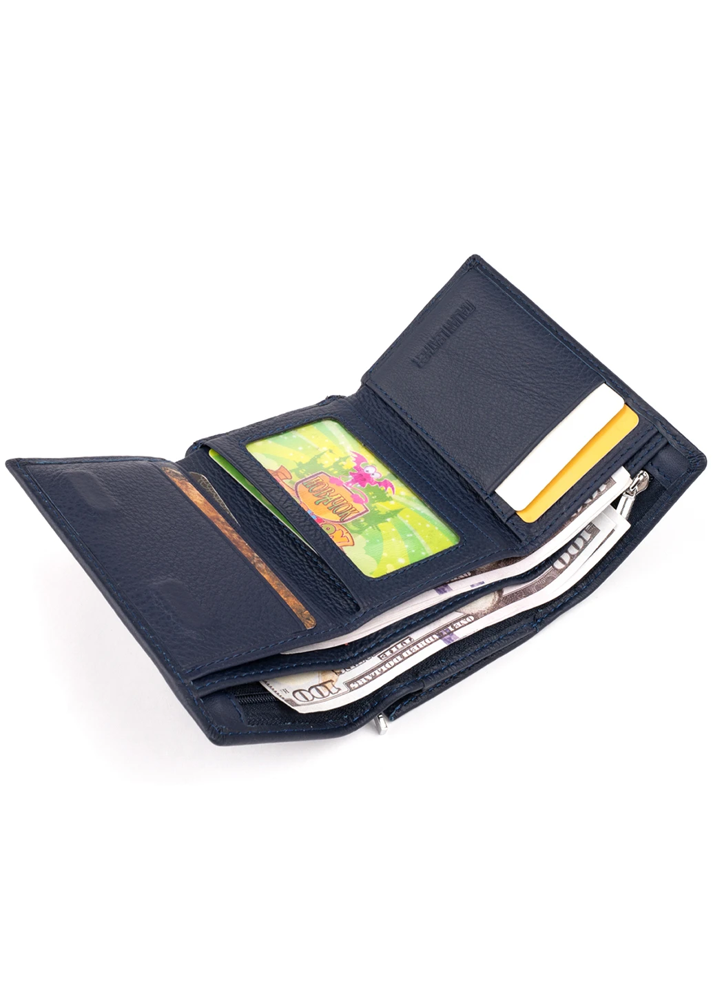 Жіночий шкіряний гаманець 12х7,5х2,5 см st leather (252129893)