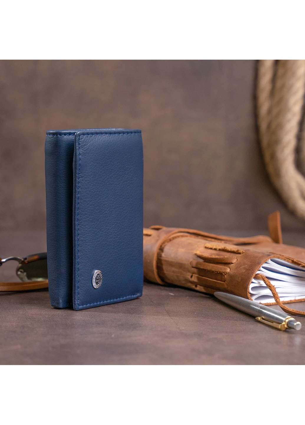 Жіночий шкіряний гаманець 12х7,5х2,5 см st leather (252129893)