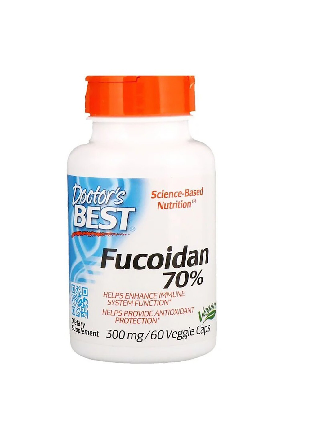 Фукоидан 70%,, 60 рослинних капсул Doctor's Best (255409806)