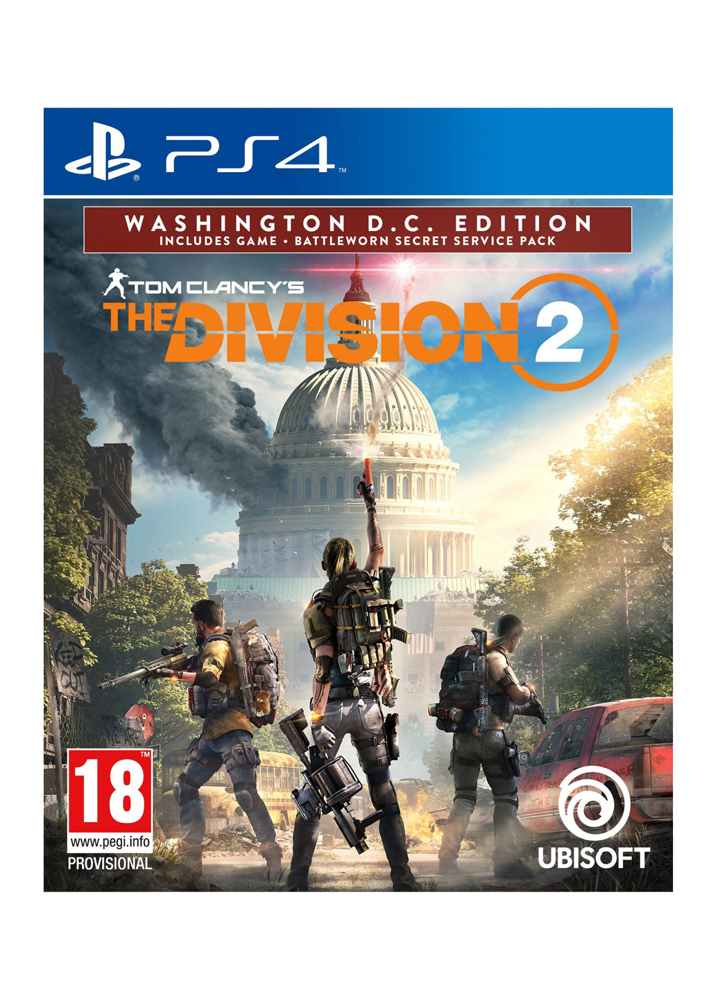 Гра PS4 Tom Clancy's The Division 2. Washington D.C. Edition [Blu-Ray диск] Games Software игра ps4 tom clancy's the division 2. washington d.c. edition [blu-ray диск] (150134298)