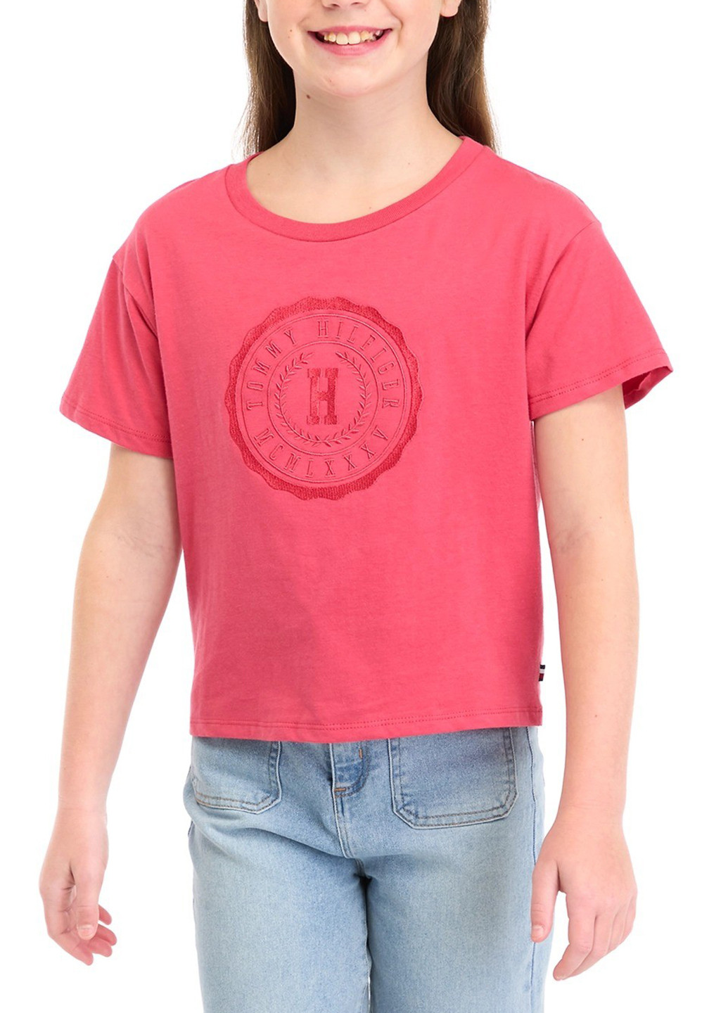 Рожева літня футболка Tommy Hilfiger
