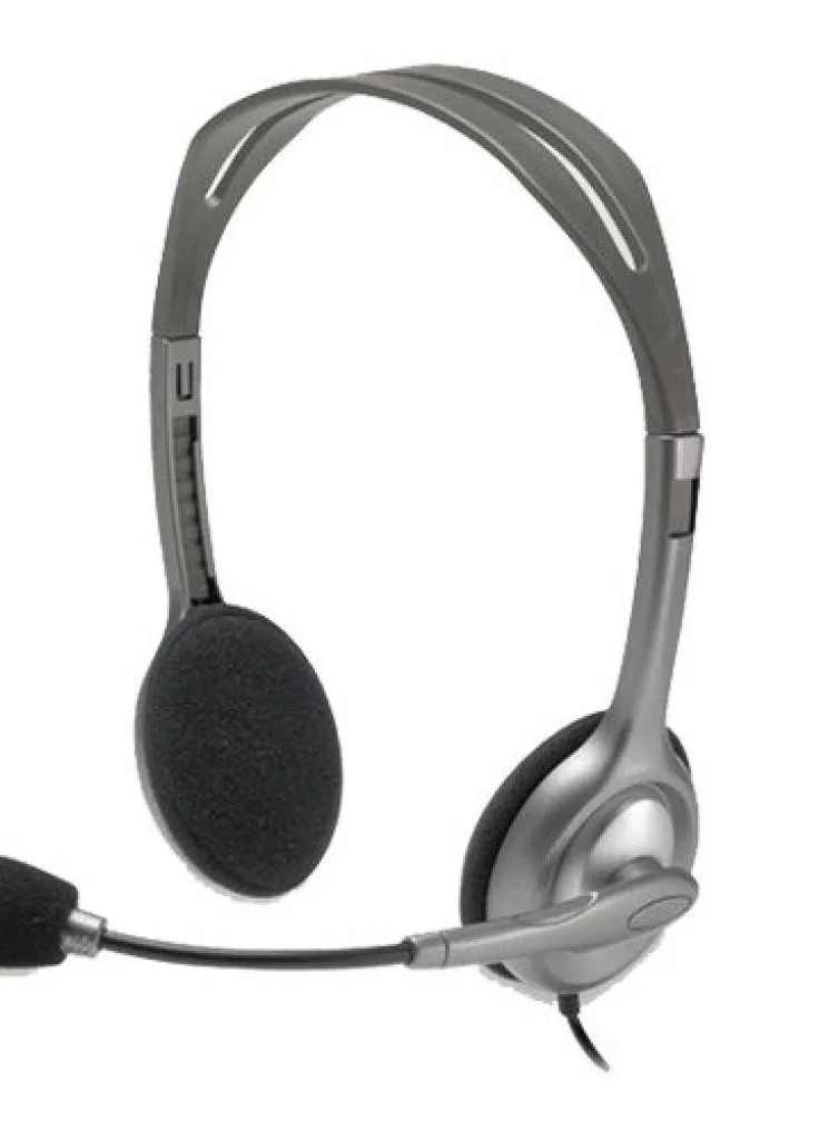 Навушники H110 Stereo Headset with 2 * 3pin jacks (981-000271) Logitech (207376839)