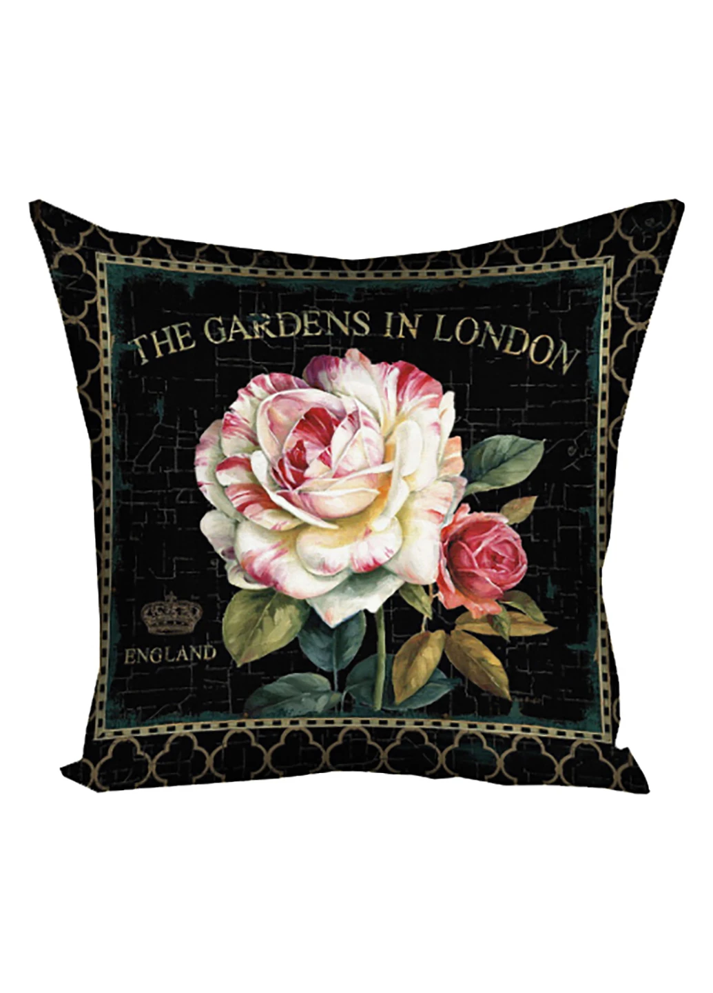 Подушка з принтом 40х40 см The gardens in London Presentville (251397757)