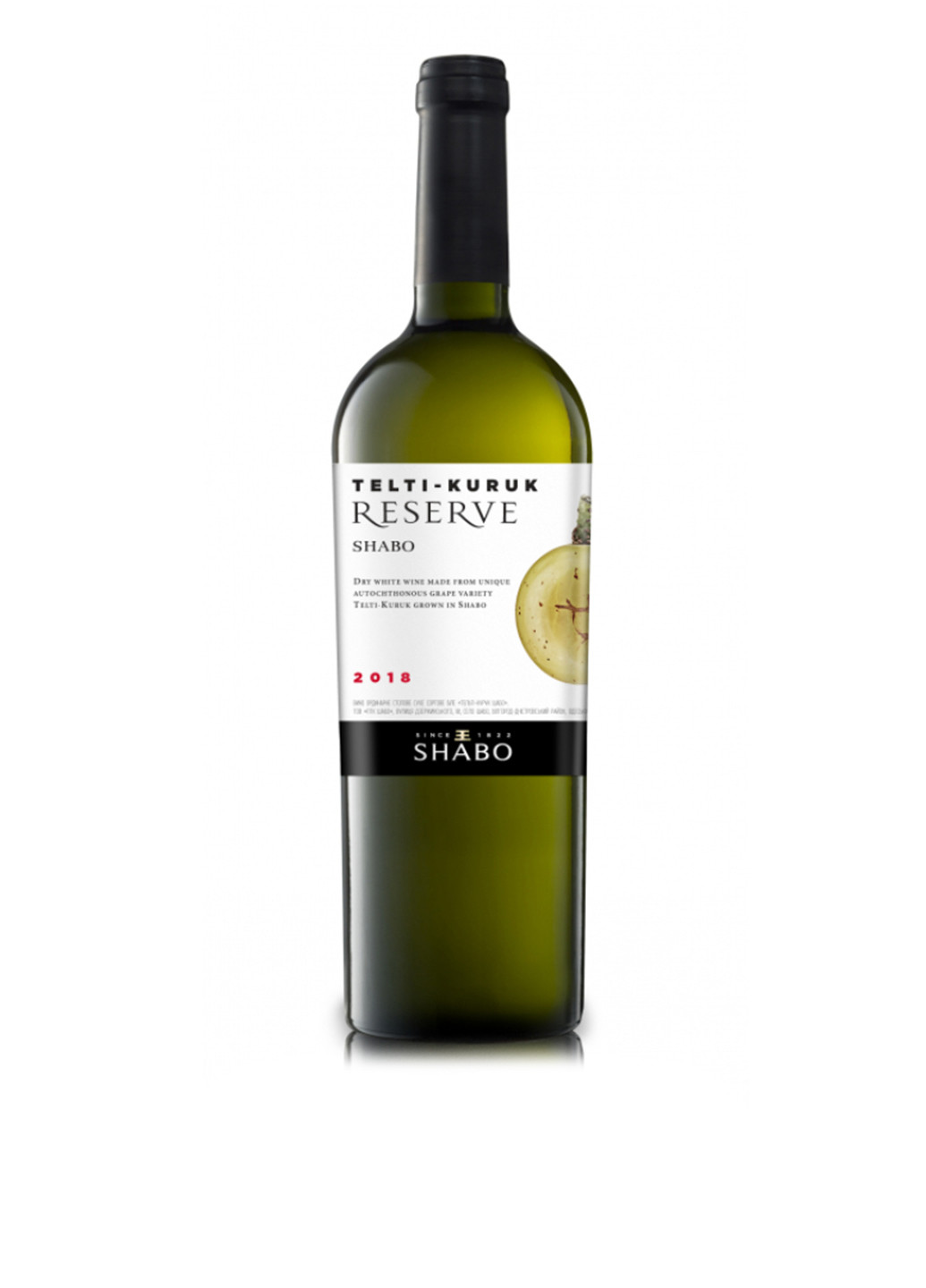 Вино Reserve Тельти-Курук сухое белое, 0,75 л Shabo (253685042)