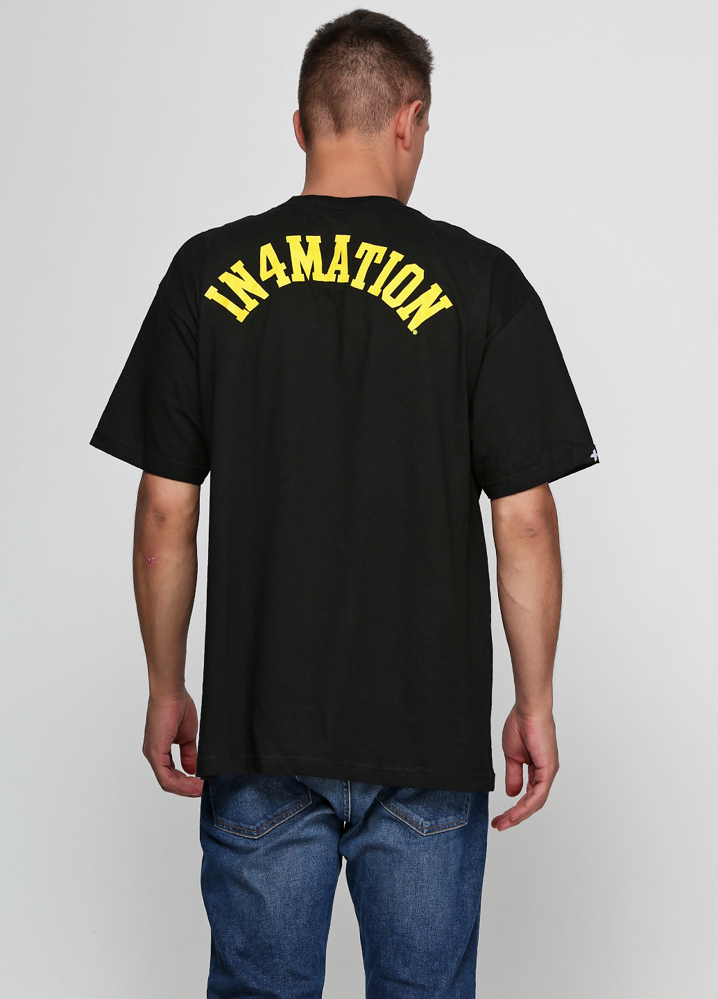 Чорна футболка In4mation