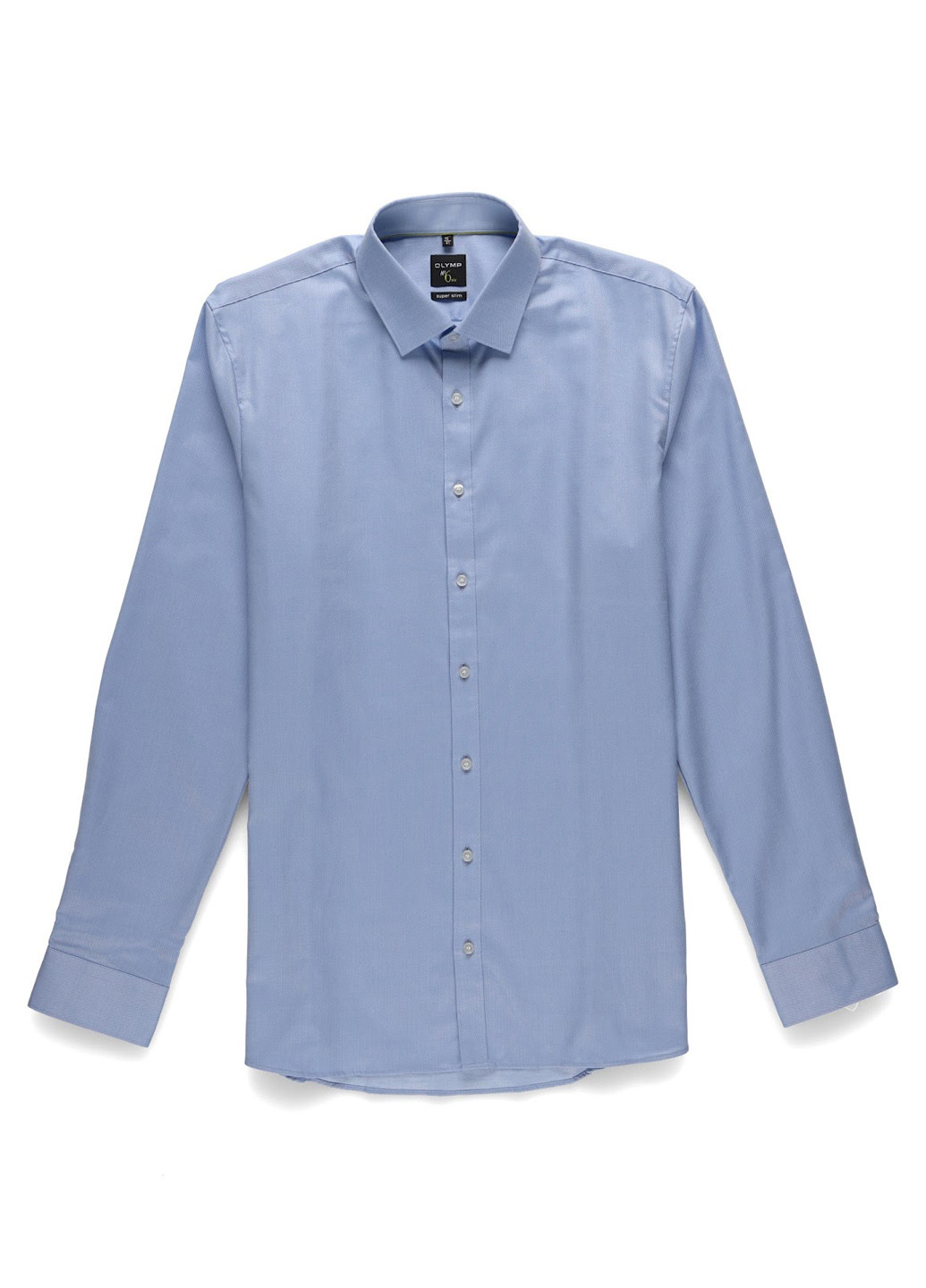 Светло-голубой кэжуал рубашка однотонная Olymp