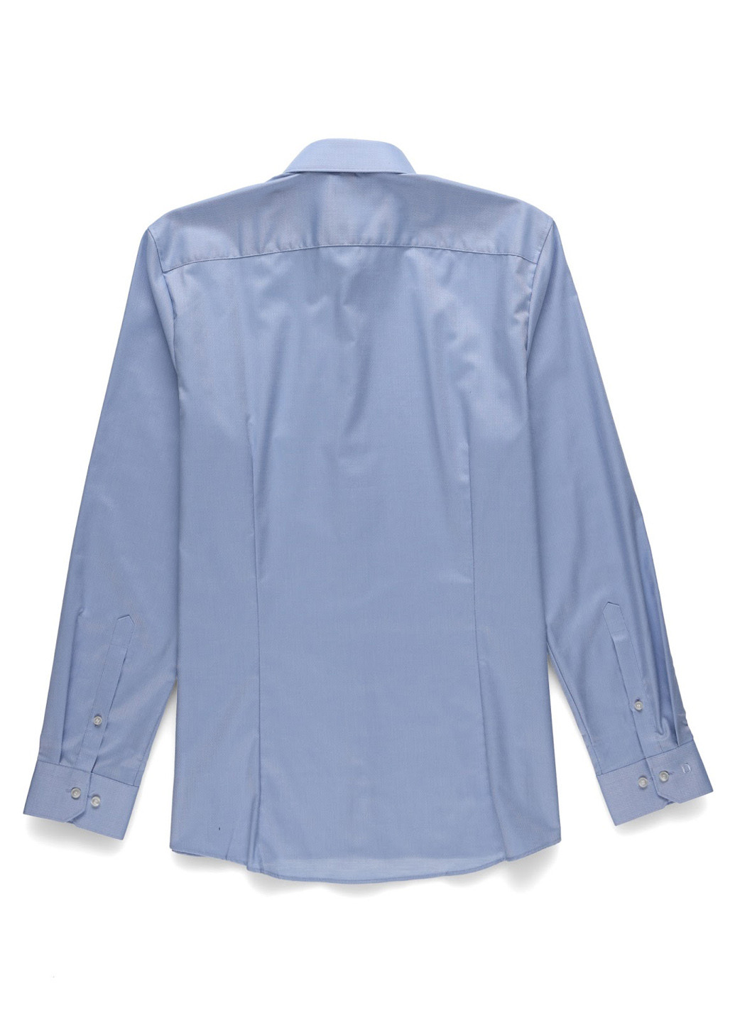 Светло-голубой кэжуал рубашка однотонная Olymp