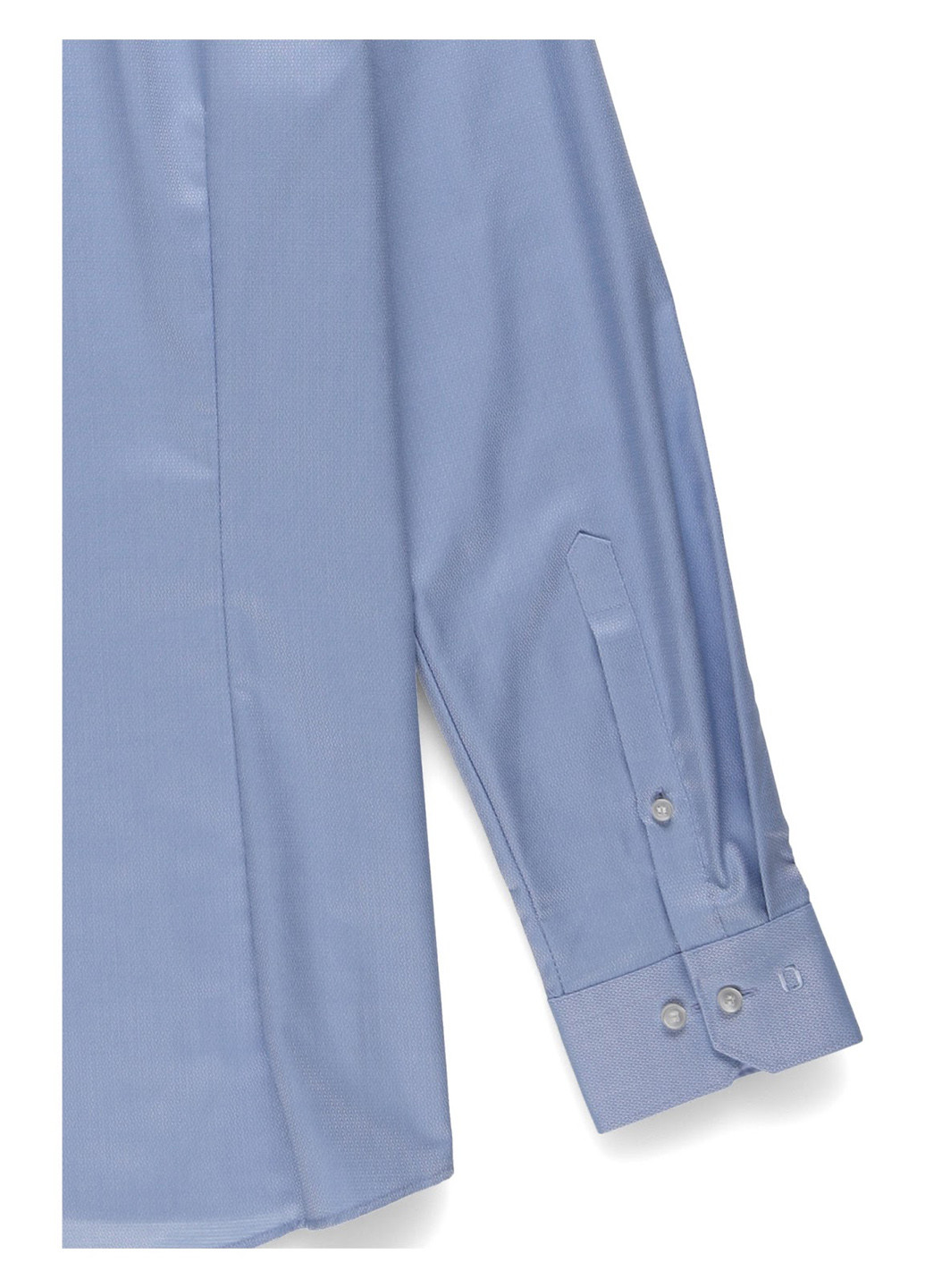 Светло-голубой кэжуал рубашка однотонная Olymp