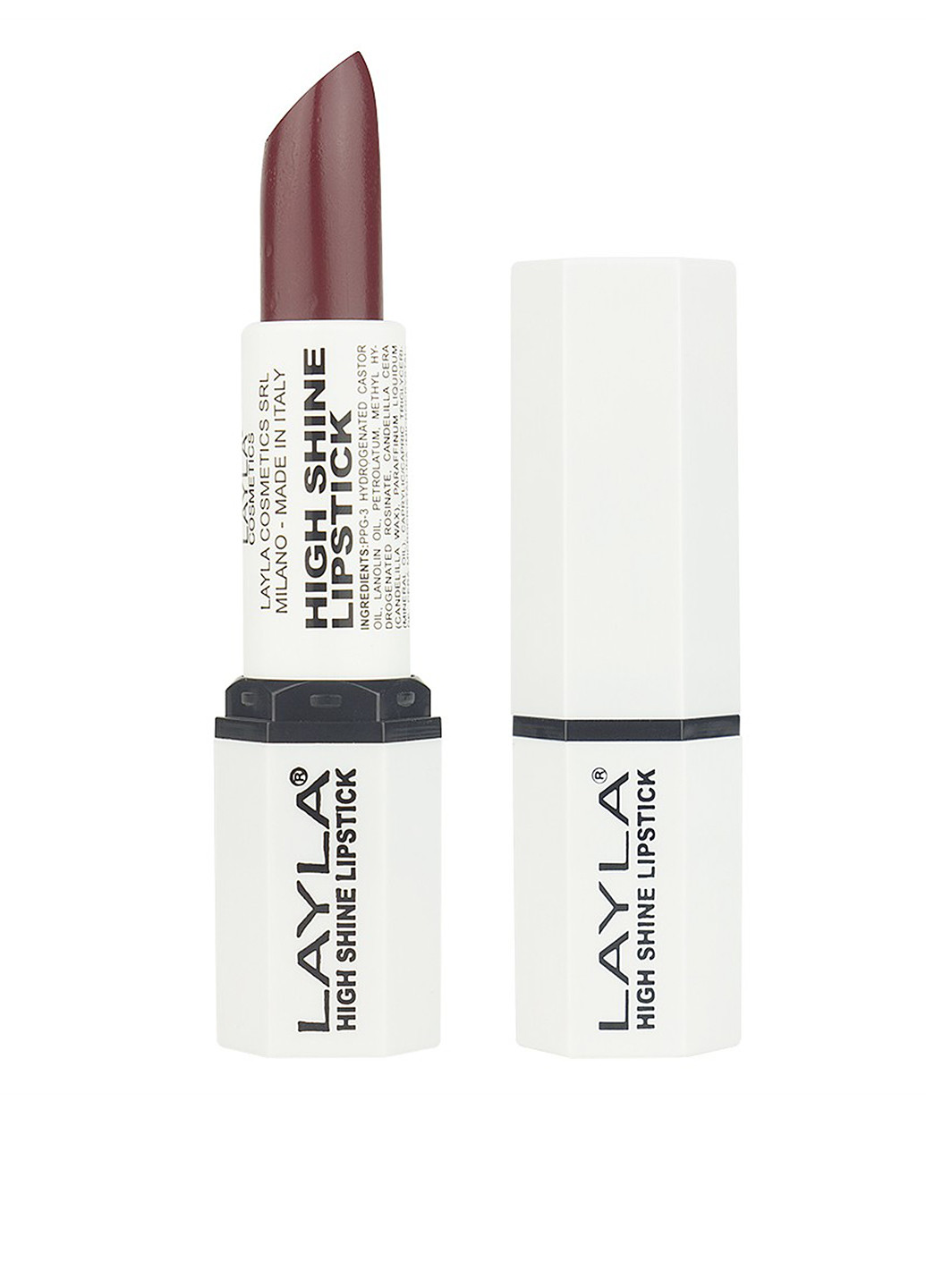 Помада High Shine Lipstick № 019, 4 г LAYLA cosmetics (74533076)