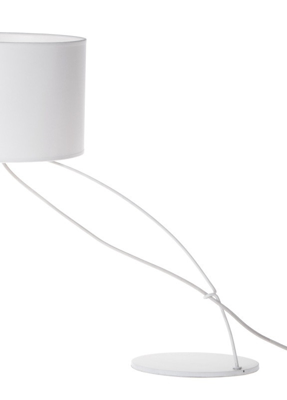 Настільна лампа техно з абажуром BL-103T/1 E27 WHITE Brille (253881653)