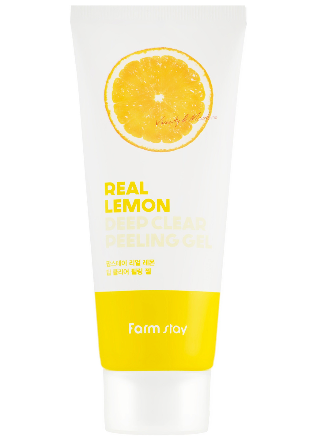 Глубоко очищающий пилинг-гель для лица Real Lemon Deep Clear Peeling Gel, 100 мл FarmStay (202418510)