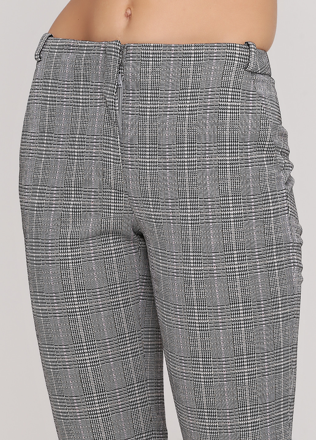 Серые кэжуал демисезонные зауженные брюки Ruta-S