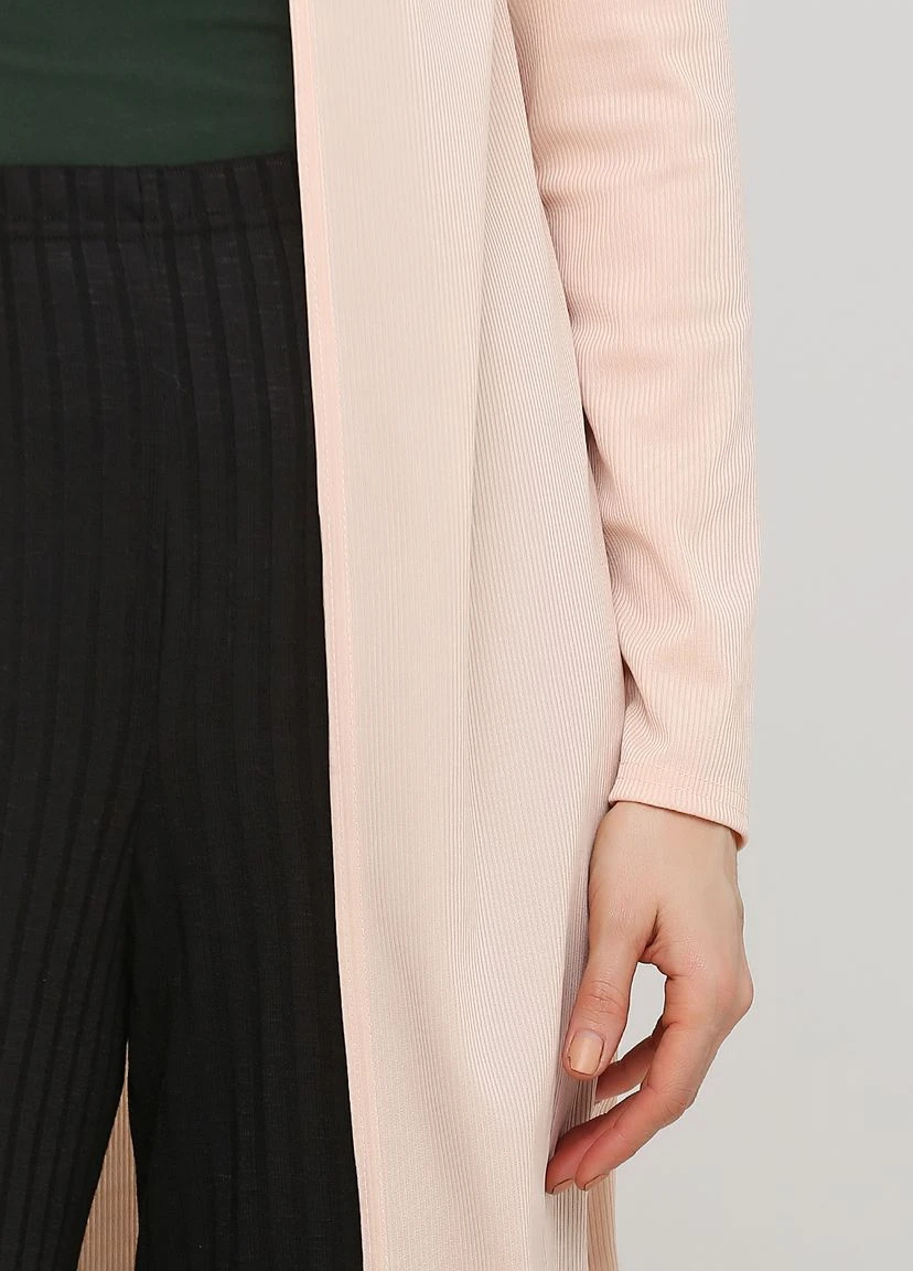 Коралловый демисезонный кардиган Boohoo