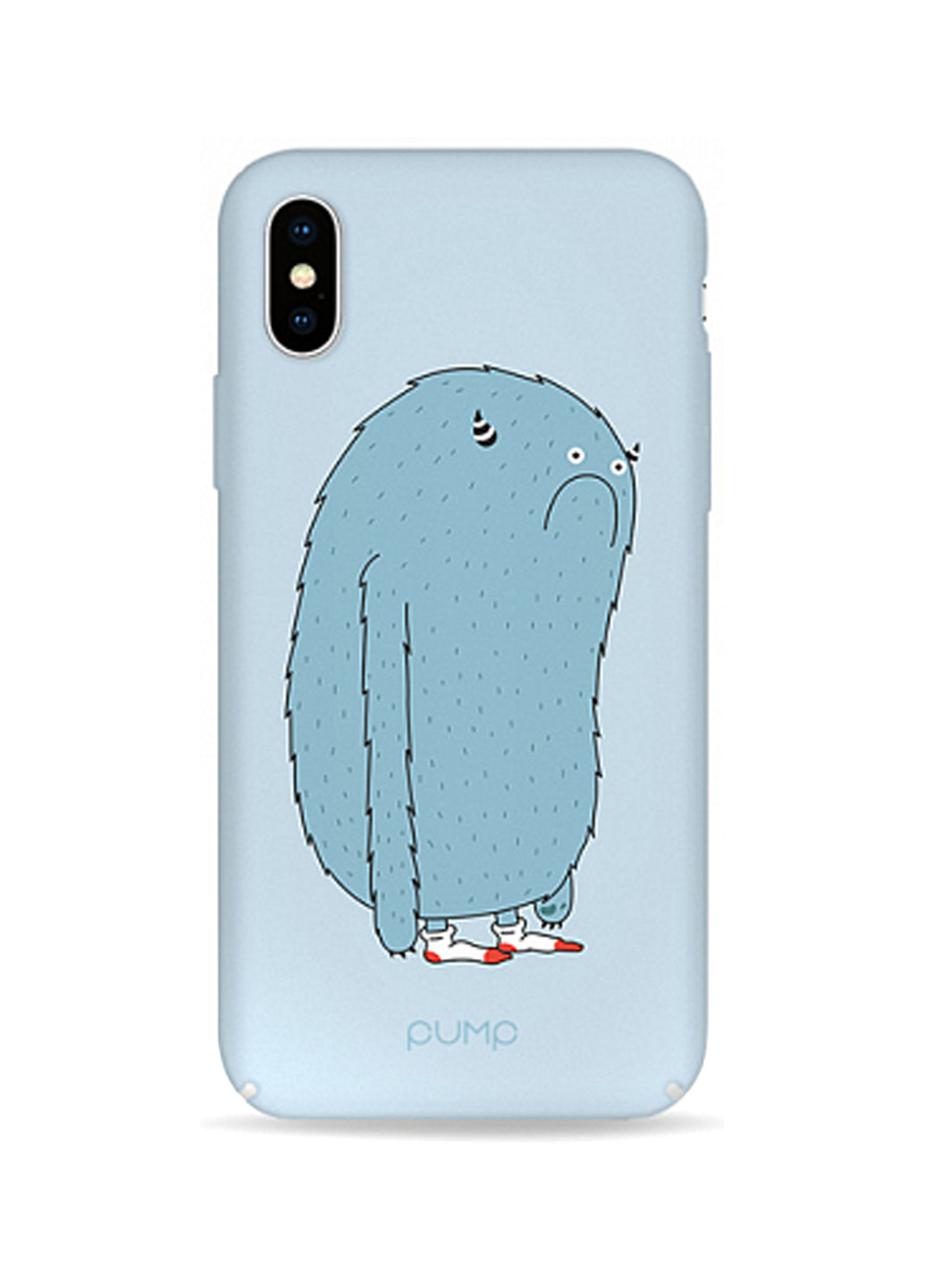 Чехол Tender Touch Case for iPhone X/XS Blue Monster Pump tender touch case для iphone x/xs blue monster (136994079)