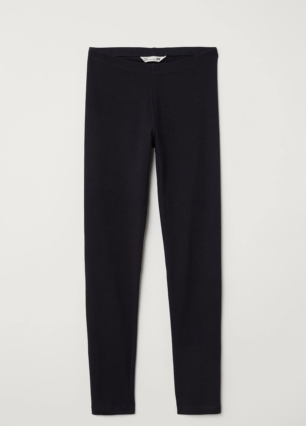 Черные летние леггинсы H&M