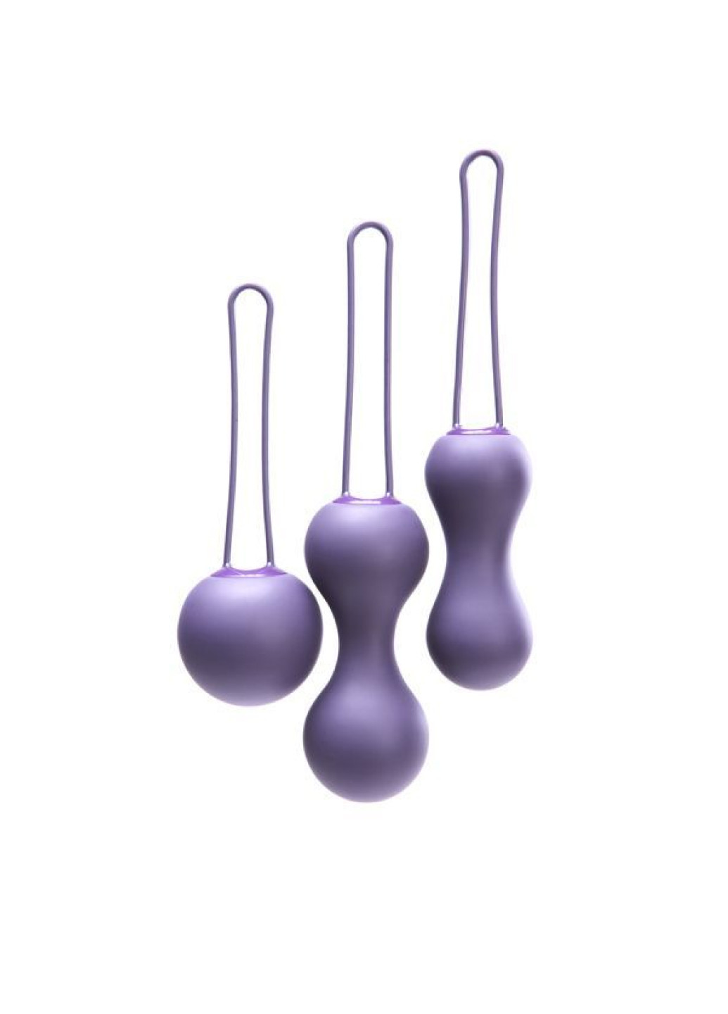 Набор вагинальных шариков - Ami Purple, диаметр 3,8-3,3-2,7см, вес 54-71-100гр Je Joue (252038390)