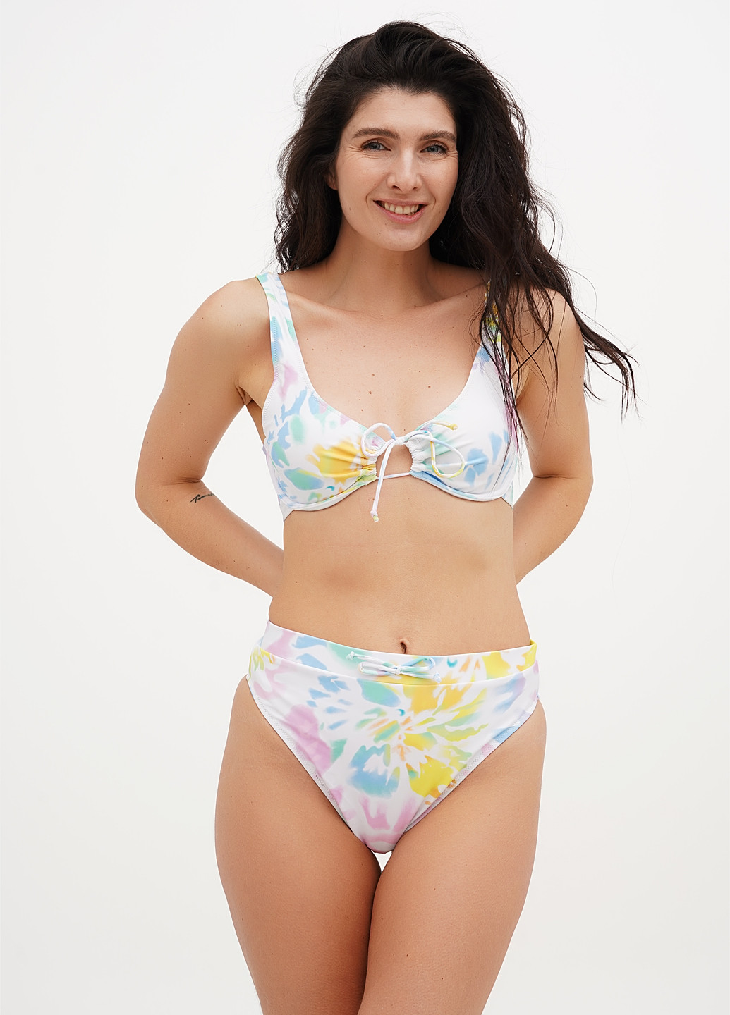 Комбінований літній купальник (ліф, трусики) роздільний, танк Missguided