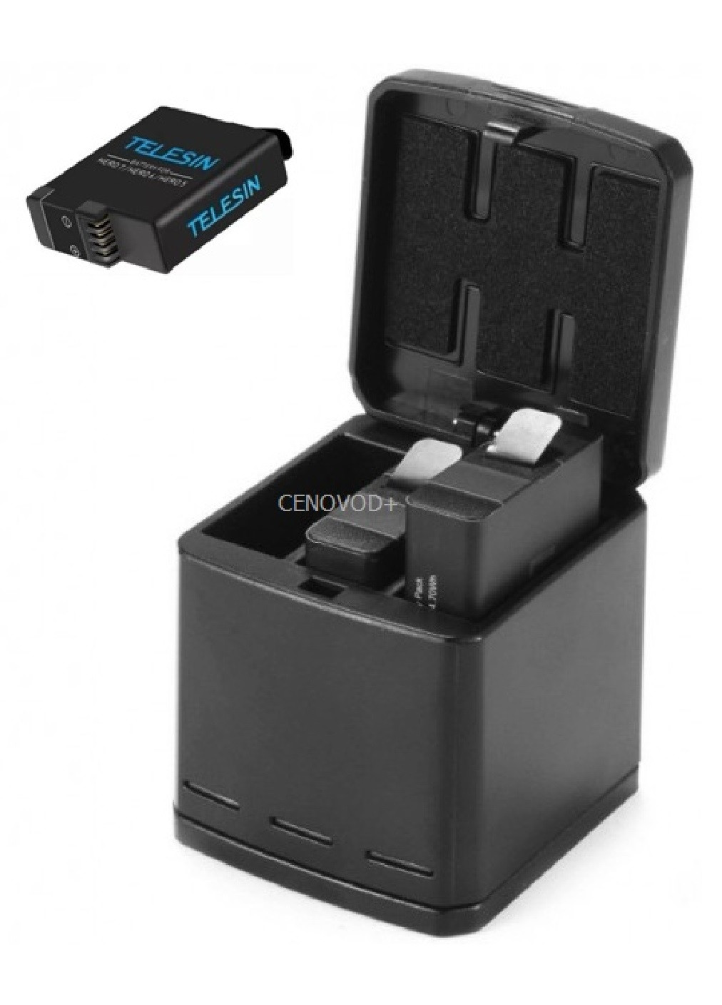 Комплект акумулятор батарея 2 шт зарядний пристрій GoPro Hero зарядний бокс (6464748) Unbranded (253991422)