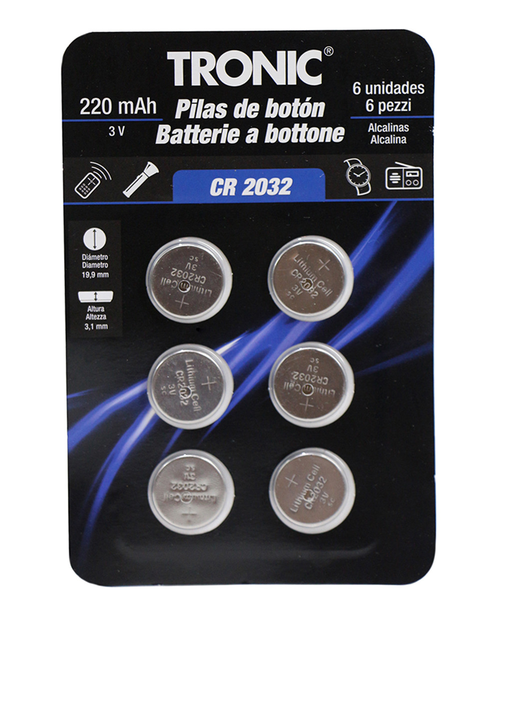 Батарейка CR 2032 (6 шт.) Tronic (201895840)