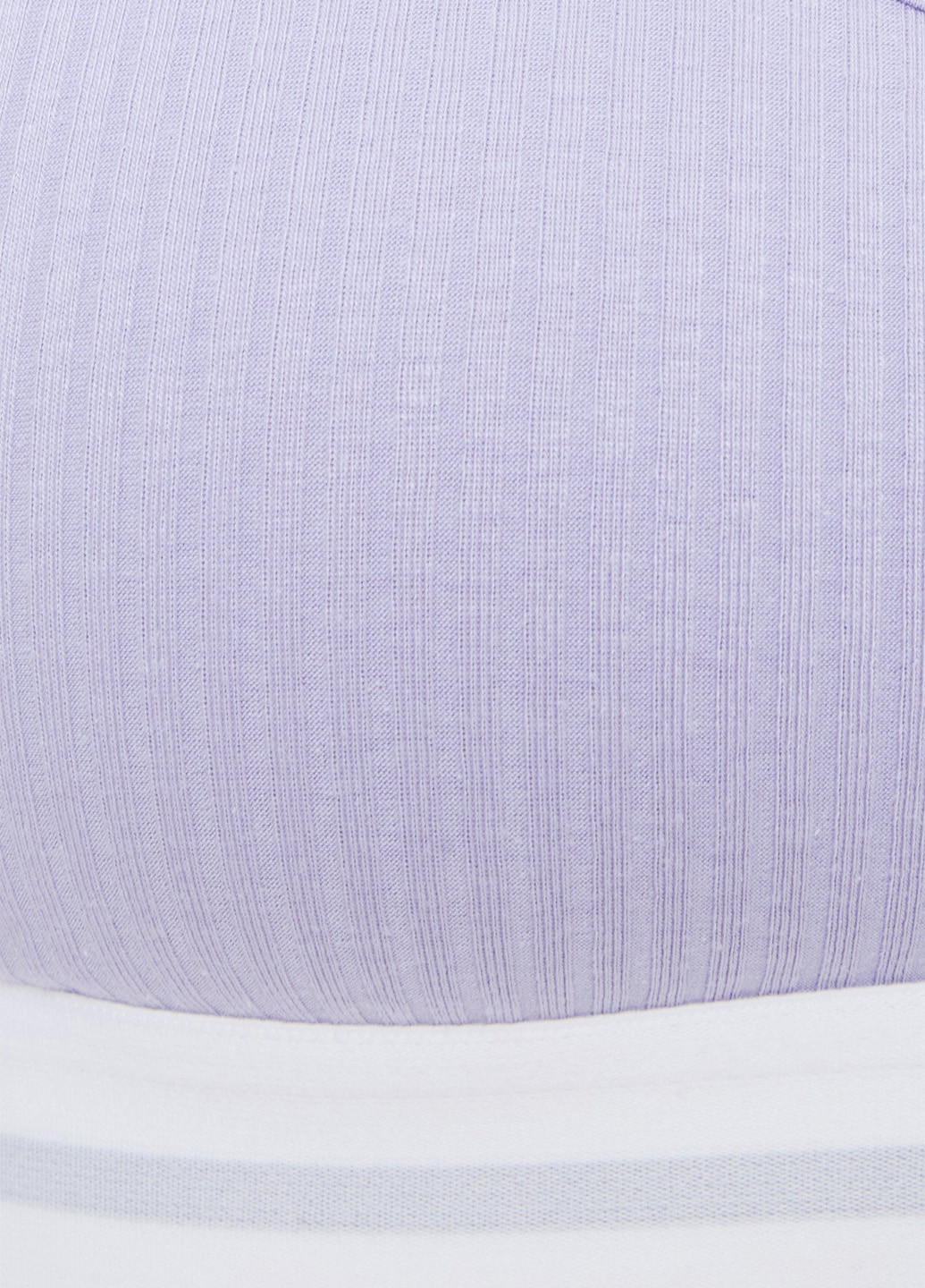 Бузковий топ бюстгальтер Calvin Klein без кісточок поліамід