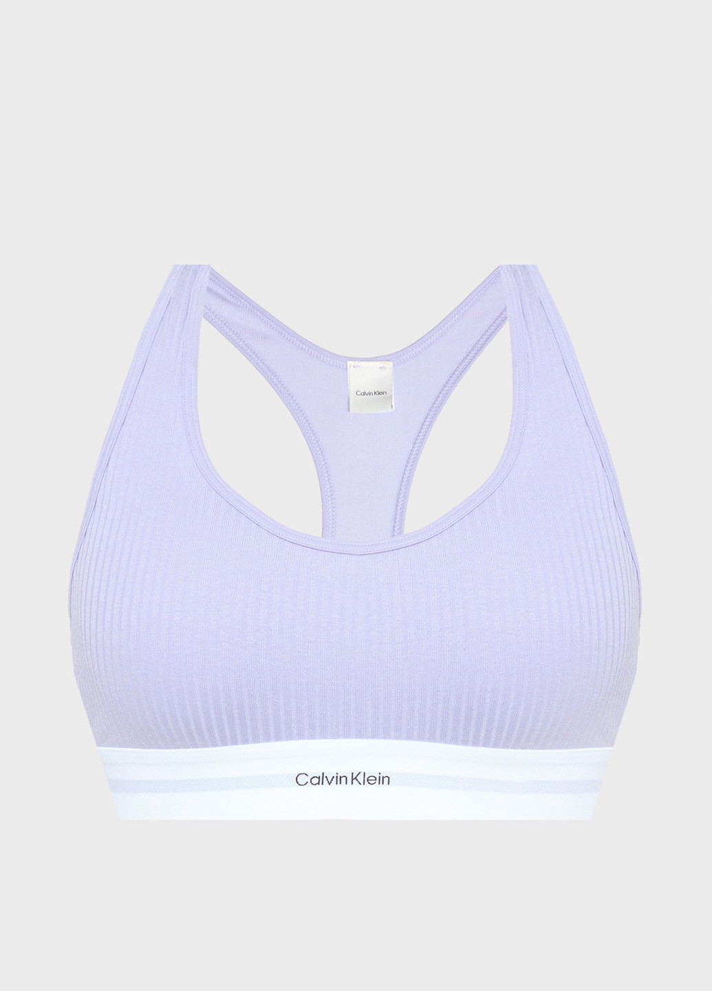 Бузковий топ бюстгальтер Calvin Klein без кісточок поліамід