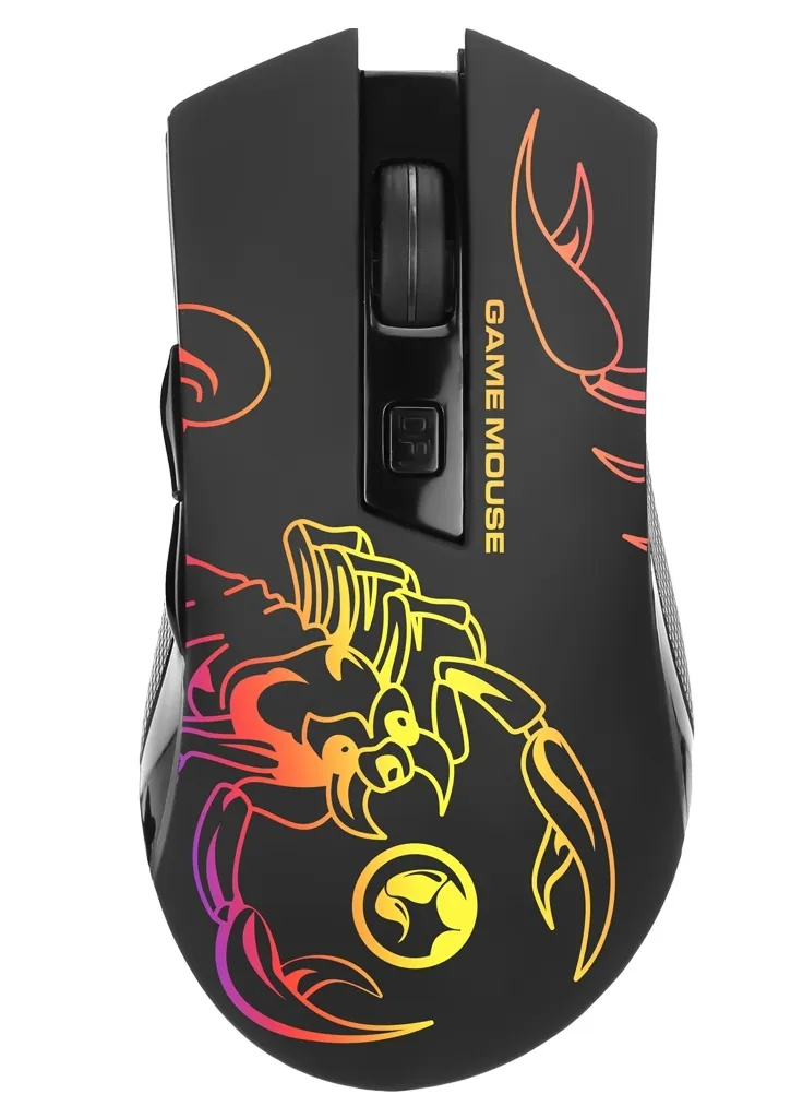 Мишка M209 LED USB Black (M209) Marvo (253547128)